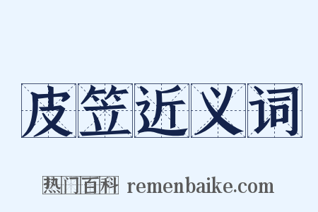 皮笠近义词是什么意思的图片